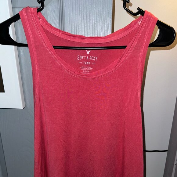 American Eagle Outfitters Tops - Women's Pink American Eagle Tank